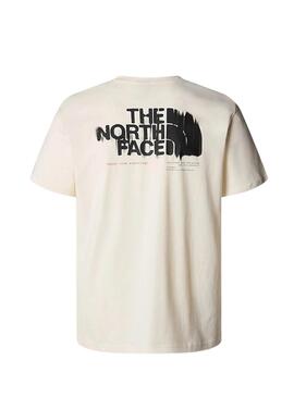 Camiseta The North Face Graphic Blanco Para Hombre