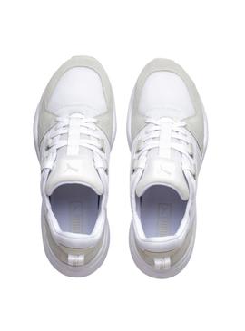 Zapatillas Puma Zeta Suede Blanco Hombre