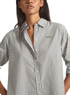 Camisa Pepe Jeans Bryce Verde Para Mujer