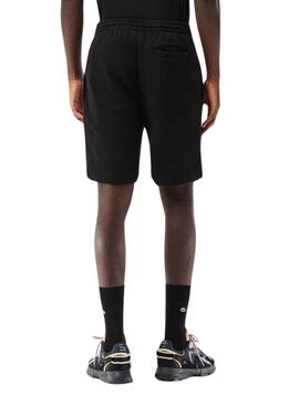 Bermudas Lacoste Eco Negro Para Hombre