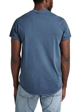 Camiseta G-Star Azul Compact para Hombre