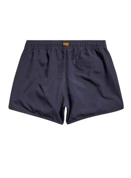 Bañador G-Star Carnic Solid Azul Basico para Hombre