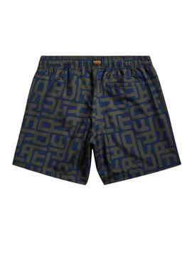 Bañador G-Star Dirik Letter Allover Estampado para Hombre