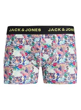 Calzoncillos Jack and Jones Tiger Multicolor Para Hombre