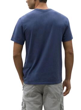 Camiseta Azul Marino Ecoalf para Hombre
