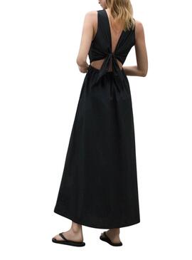 Vestido Galena Ecoalf Negro para Mujer