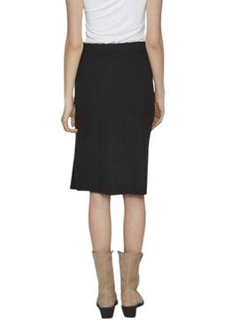 Falda Midi Vila Viribini Negro Para Mujer