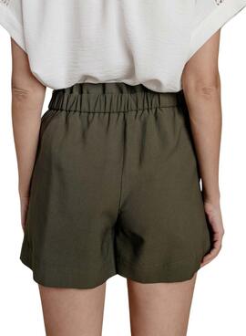 Short Naf Naf Edori verde para mujer