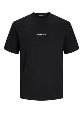 Camiseta Jack and Jones Raruba negro para hombre
