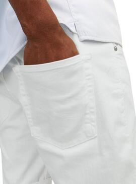 Bermudas Jack and Jones Rick blanco para hombre