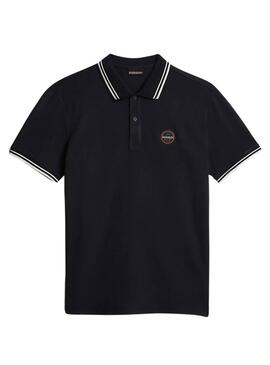 Polo Napapijri Macas azul marino para hombre