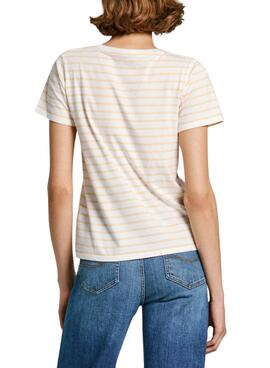 Camiseta Pepe Jeans Elba amarillo para mujer