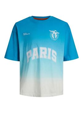 Camiseta Jack and Jones Jcocs azul para niño