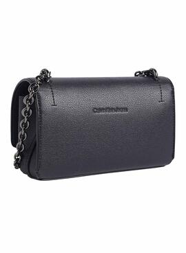 Bolso Calvin Klein Jeans Monogram Minimal negro para mujer