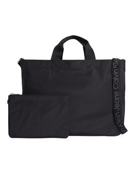 Bolso Tote Calvin Klein Jeans Ultralight Slim negro