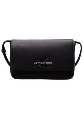Bolso bandolera de Calvin Klein Jeans Sculpted Phone negro