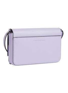 Bolso bandolera de Calvin Klein Jeans Sculpted Phone malva