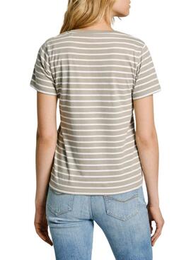 Camiseta Pepe Jeans Elba verde para mujer