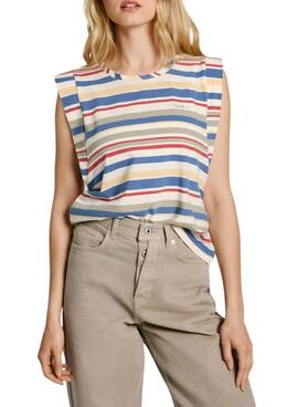Camiseta Pepe Jeans Eva multicolor para mujer