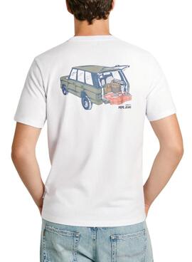 Camiseta Pepe Jeans Armind blanco para hombre 