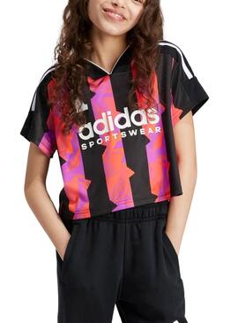 IV7106 G HOT CROP TEE NEGR