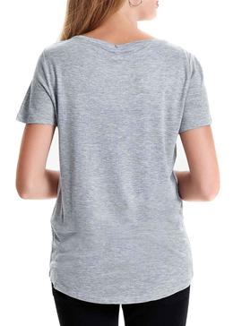 Camiseta Only Rhina Gris