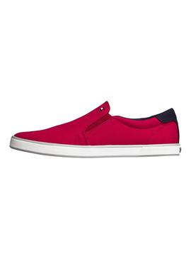 Zapatillas Tommy Hilfiger Iconic Slip Rojo Hombre