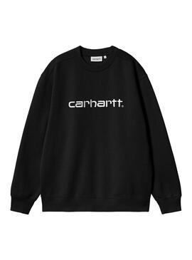 Sudadera Carhartt básica negra para mujer
