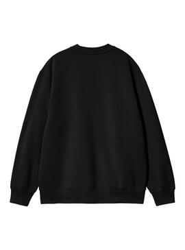 Sudadera Carhartt básica negra para mujer