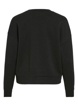 Sudadera Vila Visiffi negro para mujer