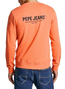 Sudadera Pepe Jeans naranja para hombre