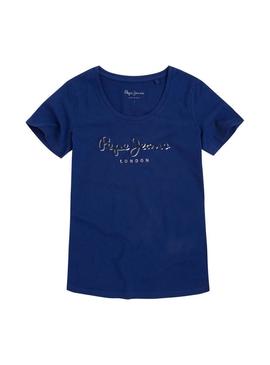 Camiseta Pepe Jeans Angelica Azul Mujer