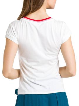 Camiseta Naf Naf Vegas Blanco Mujer