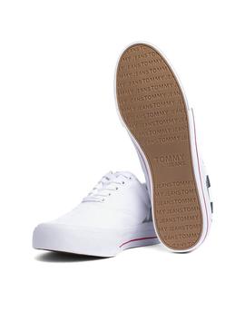 Zapatillas Tommy Jeans Logo Classic Blanco Hombre