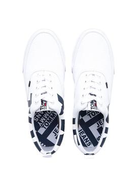 Zapatillas Tommy Jeans Logo Classic Blanco Hombre