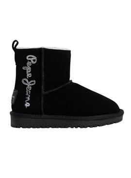 Botas Pepe Jeans Diss negro para niña
