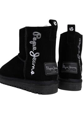Botas Pepe Jeans Diss negro para niña