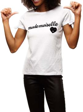 Camiseta Naf Naf Mademoiselle Blanco Mujer