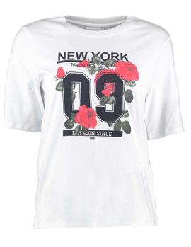 Camiseta Only Rose Sporty Blanco