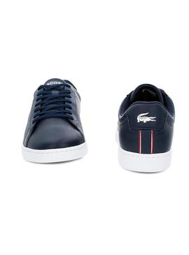 Zapatillas Lacoste Carnaby France Marino Hombre