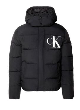 Cazadora acolchada Calvin Klein Jeans Logo negro para hombre