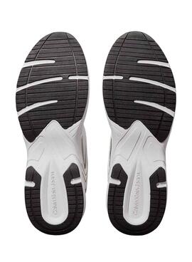 Zapatillas Calvin Klein Jeans Retro Tennis blanco para hombre