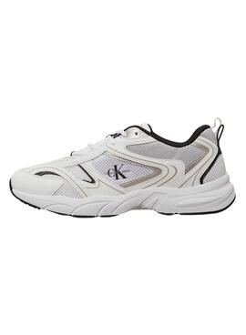 Zapatillas Calvin Klein Jeans Retro Tennis blanco para hombre