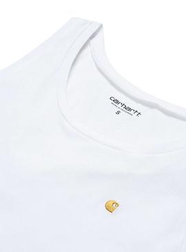 Camiseta Carhartt Chase Blanco Gold Mujer