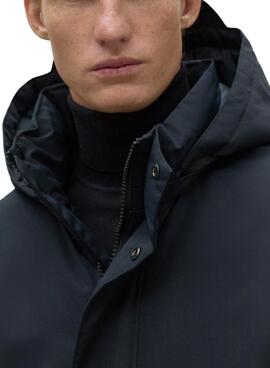 Cazadora Ecoalf Parko Negro para hombre