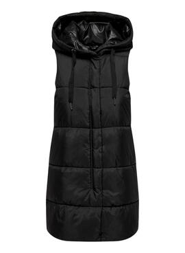 Chaleco Only Asta acolchado negro para mujer