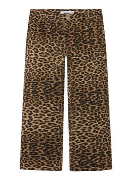 Pantalones Name It Rose leopardo para niña