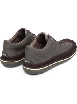 Zapatos Camper Beetle Gris Hombre