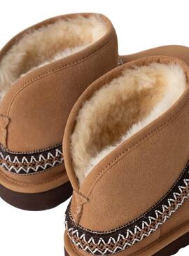 Botas UGG Australia Classic Mini Crescent Camel Mujer.