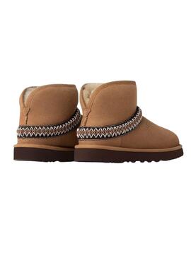 Botas UGG Australia Classic Mini Crescent Camel Mujer.
